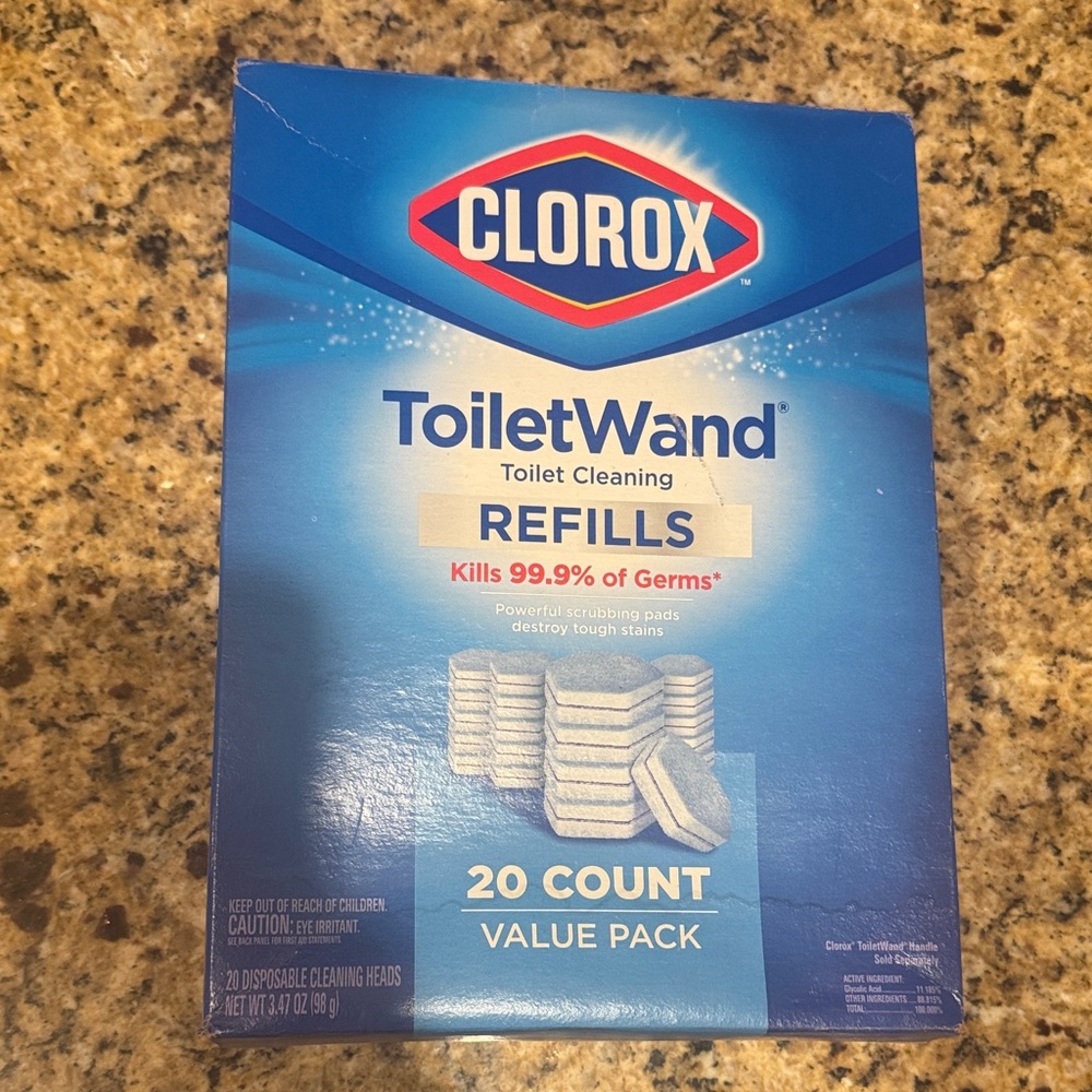 Clorox ToiletWand Refills - Blue and White Packaging